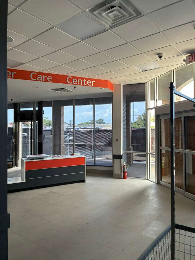 Healthcare lobby with solar control window film